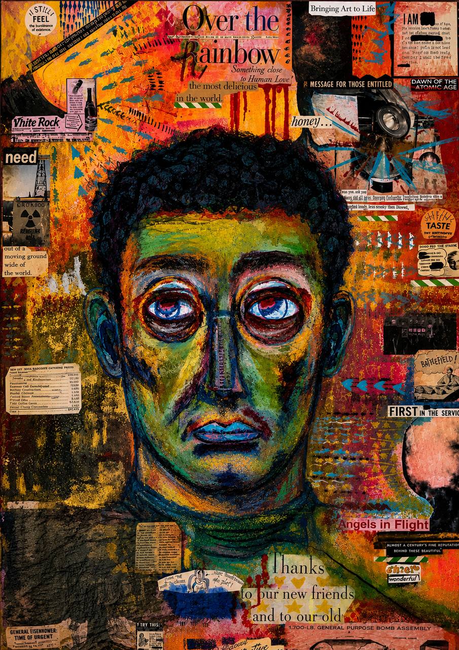 Portrait collage from the Lethe series